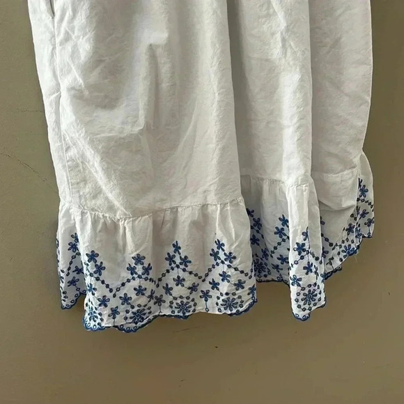 ❤️2/50❤️[18]Lane Bryant  Short Flutter-Sleeve Square-Neck Embroidered Dress - Picture 5 of 11